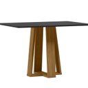 Ver imagem 6 de Conjunto Sala de Jantar Mesa 120cm Tampo Vidro/MDF Rubi com 4 Cadeiras Amanda