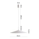 Ver imagem 5 de Lustre Pendente Nordecor Kale Dre 2865 45cm Branco Led Bivolt