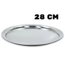Ver imagem 4 de Bandeja para Bolo em Aço Inox C/ Tampa Acrílico 28x10cm