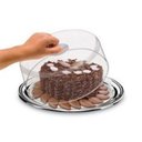 Ver imagem 6 de Bandeja para Bolo em Aço Inox C/ Tampa Acrílico 28x10cm