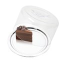 Ver imagem 7 de Bandeja para Bolo em Aço Inox C/ Tampa Acrílico 28x10cm