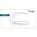 Ver imagem 2 de Jogo de Maçaneta Haga - Polo - M82 - Cr - 23361b