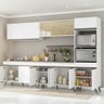 Cozinha Completa Modulada Bogotá 5 Peças Multimóveis com Vidro Reflecta, Puxador e Pés Personalizáveis - 3