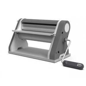 Cilindro de Massas Manual Anodilar Cromado Cinza Estilo 28cm