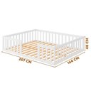 Ver imagem 4 de Cama de Chão Queen com Colchão Branco Enfus Shop Jm