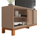 Ver imagem 4 de Rack Bancada para Tv 65 Pol 180cm Lucca Areia/freijó C01 - Mpozenato