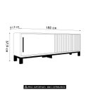 Ver mais imagens de Rack Bancada para Tv 65 Pol 180cm Lucca Areia/freijó C01 - Mpozenato