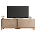 Ver imagem 6 de Rack Bancada para Tv 65 Pol 180cm Lucca Areia/freijó C01 - Mpozenato