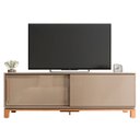 Ver imagem 6 de Rack Bancada para Tv 65 Pol 180cm Lucca Areia/freijó C01 - Mpozenato