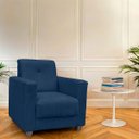 Ver imagem 2 de Kit Poltrona Cadeira para Sala Confortável Reforçada Veneza Suede