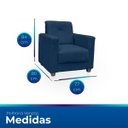 Ver imagem 7 de Kit Poltrona Cadeira para Sala Confortável Reforçada Veneza Suede