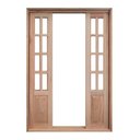 Ver imagem 3 de Porta Balcão de Correr Madeira Padrão Cedro Meia Almofada Reto Bat.14cm - 2.15ax1.60l