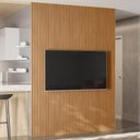Ver imagem 2 de Painel Ripado de Madeira para Sala Quarto 180x250cm Slats L05 Nature - Lyam Decor