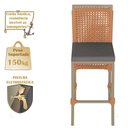 Ver imagem 4 de Mesa Bistro e 2 Banquetas Roma Fendi Corda Náutica 11 Trama Original