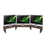 Suporte de Mesa Base Elevada Ajustável 3 Monitores Gamer Notebook Madeira Versati - 5
