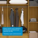 Ver imagem 6 de Guarda-roupa Casal Jamile 6 Portas 4 Gavetas 100% Mdf Cinamomo - Acp Móveis