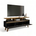 Ver imagem 2 de Rack 03 Gavetas Rubi Cinamomo e Preto Fosco Bechara