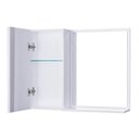 Ver imagem 2 de Armário para Banheiro com Espelho Branco Barra Vertical