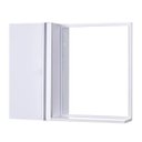Ver imagem 1 de Armário para Banheiro com Espelho Branco Barra Vertical