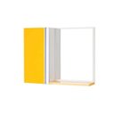 Ver imagem 1 de Armário para Banheiro com Espelho Amarelo Barra Vertical