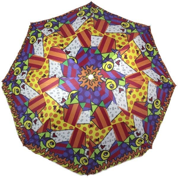 Acessorio para Piscina Guarda-sol Nylon 1,40m - 6
