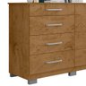 Cômoda Para Quarto 8 Gavetas Freijó CO805097 Araplac - 3