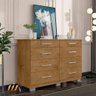 Cômoda Para Quarto 8 Gavetas Freijó CO805097 Araplac - 1