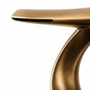 Ver imagem 3 de Torneira de Banheiro Lavabo Luxo Dubai Monocomando Ouro Escovado Goldenx