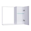 Ver imagem 2 de Espelho para Banheiro com Armário Branco Barra Vertical