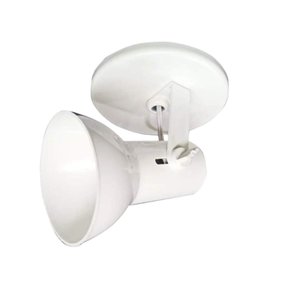 Spot B1 Simples Copinho PVC 1x E27 Led Bulbo Branco - Bivolt
