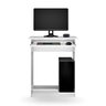Mesa Computador com Suporte Cpu e Gaveta para Teclado:branco - 1