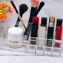 Ver imagem 5 de Porta Maquiagem de Acrílico com 12 Divisórias Organizador de Esmaltes Joias Perfumes