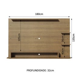 Painel para Tv até 60 Polegadas Madesa Alfa - 4
