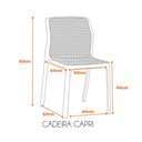 Ver imagem 4 de Cadeira Capri - Terracota