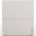 Ver imagem 5 de Cabeceira Cama Box Solteiro 100 cm Dália W01 Bouclê Cru - Lyam Decor