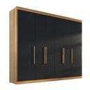 Ver imagem 1 de Guarda Roupa Valencia Casal 6 Portas - Quarta Divisão - Teka Onix