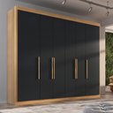 Ver imagem 2 de Guarda Roupa Valencia Casal 6 Portas - Quarta Divisão - Teka Onix