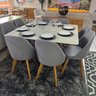 Sala de Jantar Mesa Quadrada Sanches 723 com 8 Cadeiras Dilly Fixas - 2