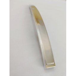 10 Puxadores para Armário Cozinha Cromado Prateado Elegance - 8
