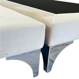 Cama Oriental Premium Casal Veludo Bege - 4