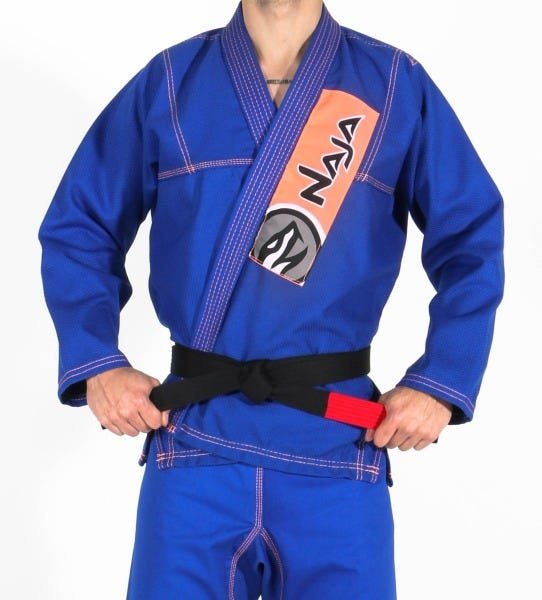Kimono New Colors - Naja - Tam:A3 - Azul/Laranja - 1