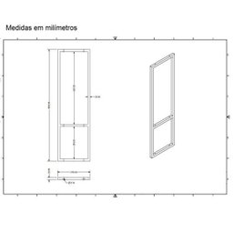 Nicho Preto Prateleira Suspensa Teto Banheiro madeira 100cm - 5