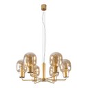 Ver imagem 1 de Pendente Zuriel Ouro Fosco LT015-AB + 6X LED E27 Starlux ST2560