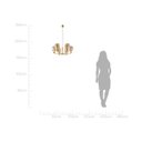 Ver imagem 7 de Pendente Zuriel Ouro Fosco LT015-AB + 6X LED E27 Starlux ST2560