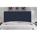 Ver imagem 3 de Cabeceira Estofada Box Casal King Size Encosto para Cama Maveric 195x126 Cm Azul Marinho