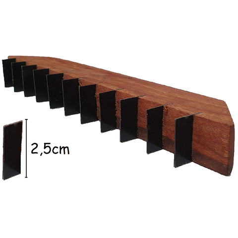 Carrilho/Guião/Reco para Gesso e Drywall de 2,5 cm