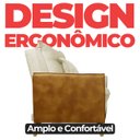 Ver imagem 6 de Poltrona Sofá Reclinável Londres Corino Nozes e Linho Bege Conforto Plumante Ultramacio - Arkell