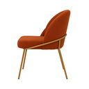 Ver mais imagens de Cadeira Poltrona Decorativa Nuvem Premium Orgânico:bouclé Terra Cota