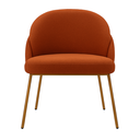 Ver imagem 7 de Cadeira Poltrona Decorativa Nuvem Premium Orgânico:bouclé Terra Cota