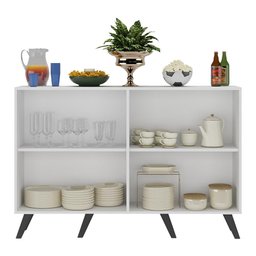 Aparador Buffet 4 Portas Retrô Alemanha Multimóveis BR3556 - 6